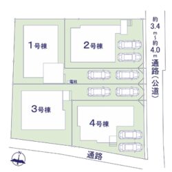 区画図　3号棟です地図