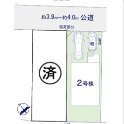 区画図　2号棟です地図