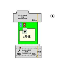 区画図　1号棟です