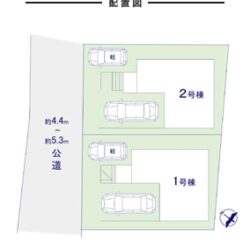 区画図　2号棟です