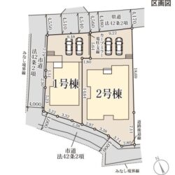 区画図　2号棟です