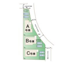 区画図　A号棟です地図