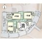 区画図　4号棟です