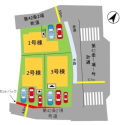 区画図　2号棟です