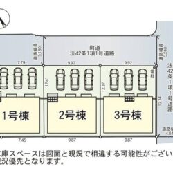 区画図　3号棟です