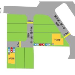 区画図　7号棟です