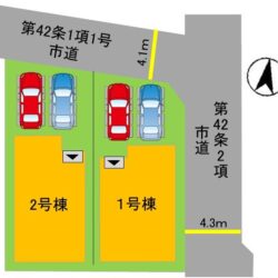 区画図　2号棟です