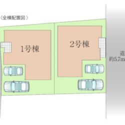 区画図　2号棟です地図