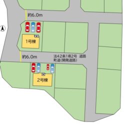 区画図　2号棟です