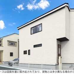 外観パース　手前が6号棟です外観