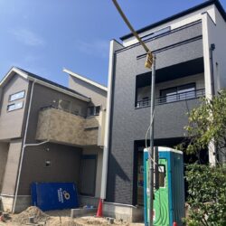 手前が2号棟です外観