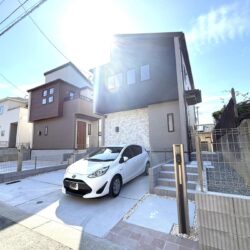 左が2号棟です外観