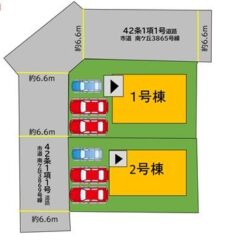 区画図　2号棟です