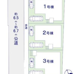 区画図　3号棟です地図