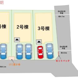 区画図　2号棟です